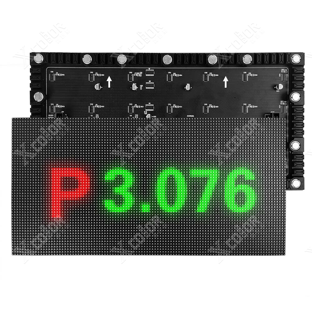 P3.076 indoor 320*160 soft module